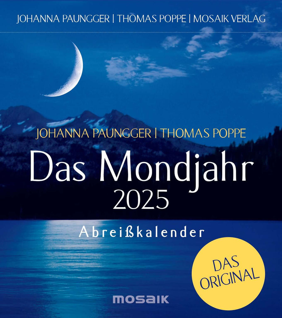 Das Mondjahr 2025 - Abreißkalender | Mondversand