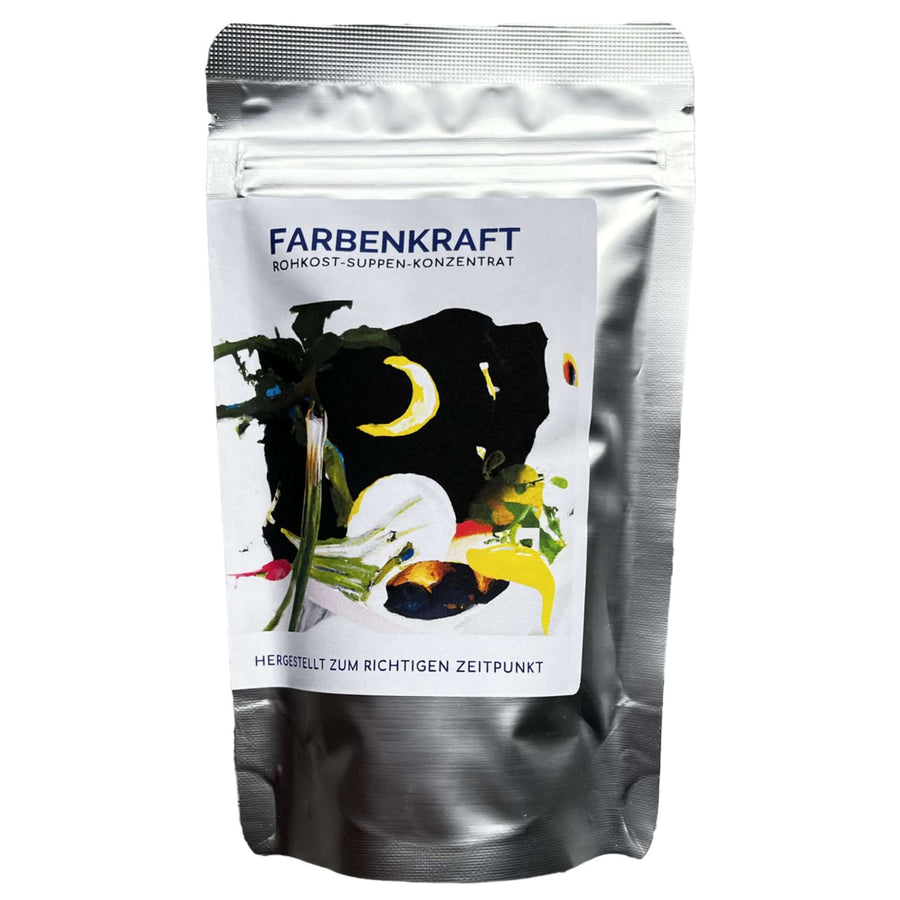 Farbenkraftsuppe - Rohkost-Suppen-Konzentrat (ohne Pfeffer) 225g | Mondversand